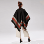 Poncho Store cachemire femme