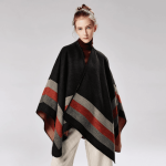 Poncho femme mode rétro