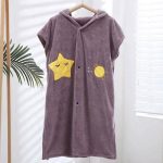 poncho salle de bain microfibre