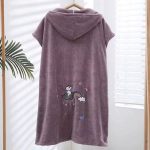 peignoir capuche intégré