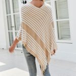 poncho tendance hiver