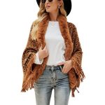 Mode féminine poncho cachemire