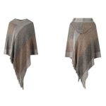 poncho capuche silhouette