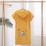 peignoir en coton et microfibre