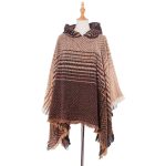 Sublime poncho rayé pour cocktails
