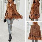 Look safari poncho léopard