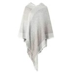 poncho hivernal capuche