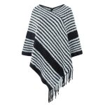 poncho chaud tricot