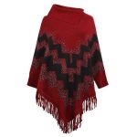 poncho femme hiver