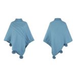 Poncho femme look chic