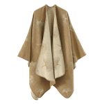 poncho coton motifs bariolés