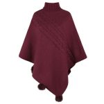 Poncho Long pour femme