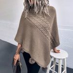 Poncho femme chaud
