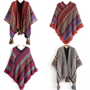 Poncho Cape Ethnique