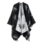 poncho réversible coton