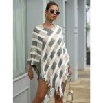Art et mode Poncho Hiver Chaud