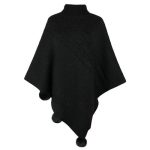 Poncho hiver femme