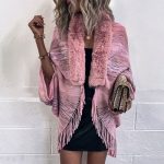 veste poncho d'hiver