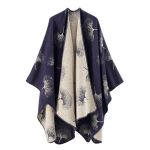 poncho coton femme