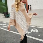 frange décorative sur poncho