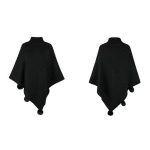 Poncho femme moderne
