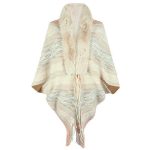 poncho chaud femme