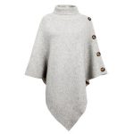 Poncho élégant en acrylique