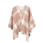 cape cachemire à carreaux élégante