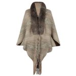 poncho hiver élégant