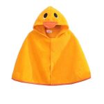Poncho Bébé en coton avec capuche