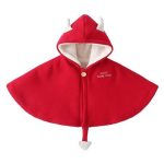 poncho bébé coton chaud
