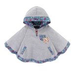 poncho enfant hiver en coton
