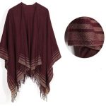 Poncho de luxe pour femme
