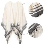 Poncho cosy en cachemire