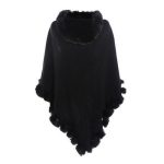 poncho Femme Cachemire Plaid