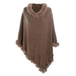 poncho femme élégant