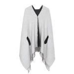 Poncho chic en cachemire pour femme