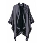 Poncho élégant hiver