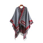 Poncho ethnique femme chic