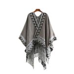 Poncho femme style ethno