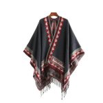 Poncho ethnique mode femme