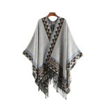 Poncho Store ethnique pour femme