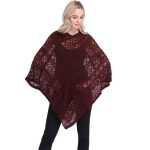 Style poncho dentelle
