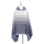 Poncho rayé pour soirées d'été