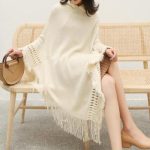 poncho store hiver femme