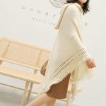 poncho contre le froid femme