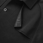 poncho noir chic et sobre