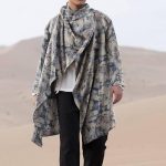 poncho ample masculin