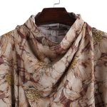 long poncho décontracté