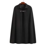 poncho homme long chaud